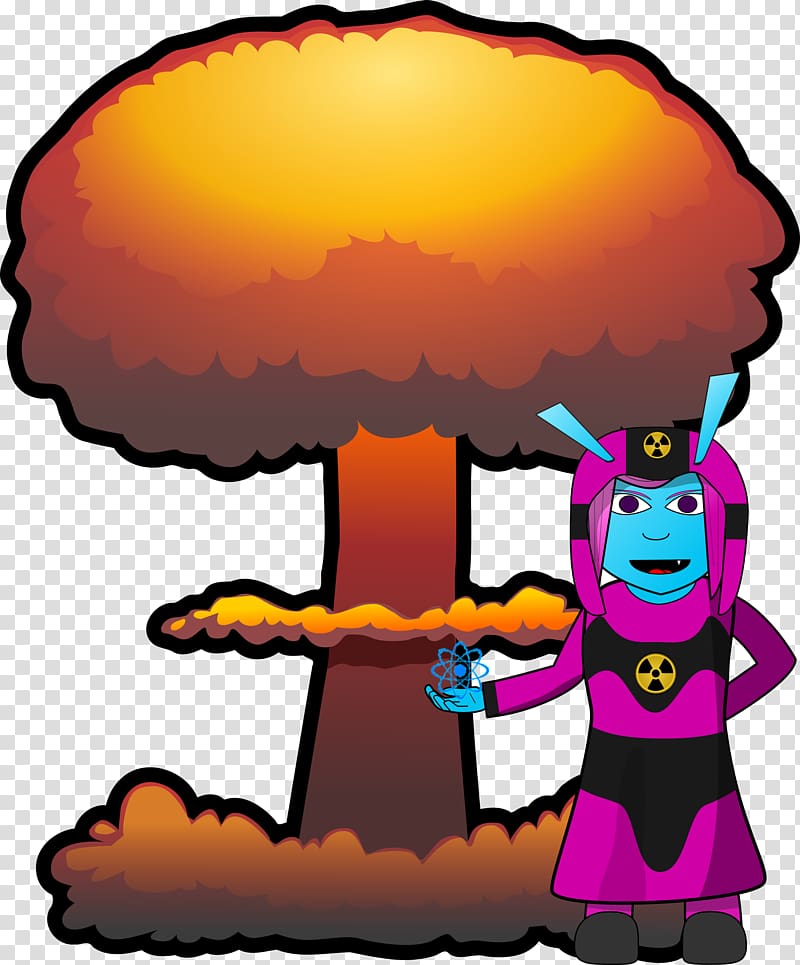 Nuclear weapon Nuclear explosion Mushroom cloud , gif transparent background PNG clipart