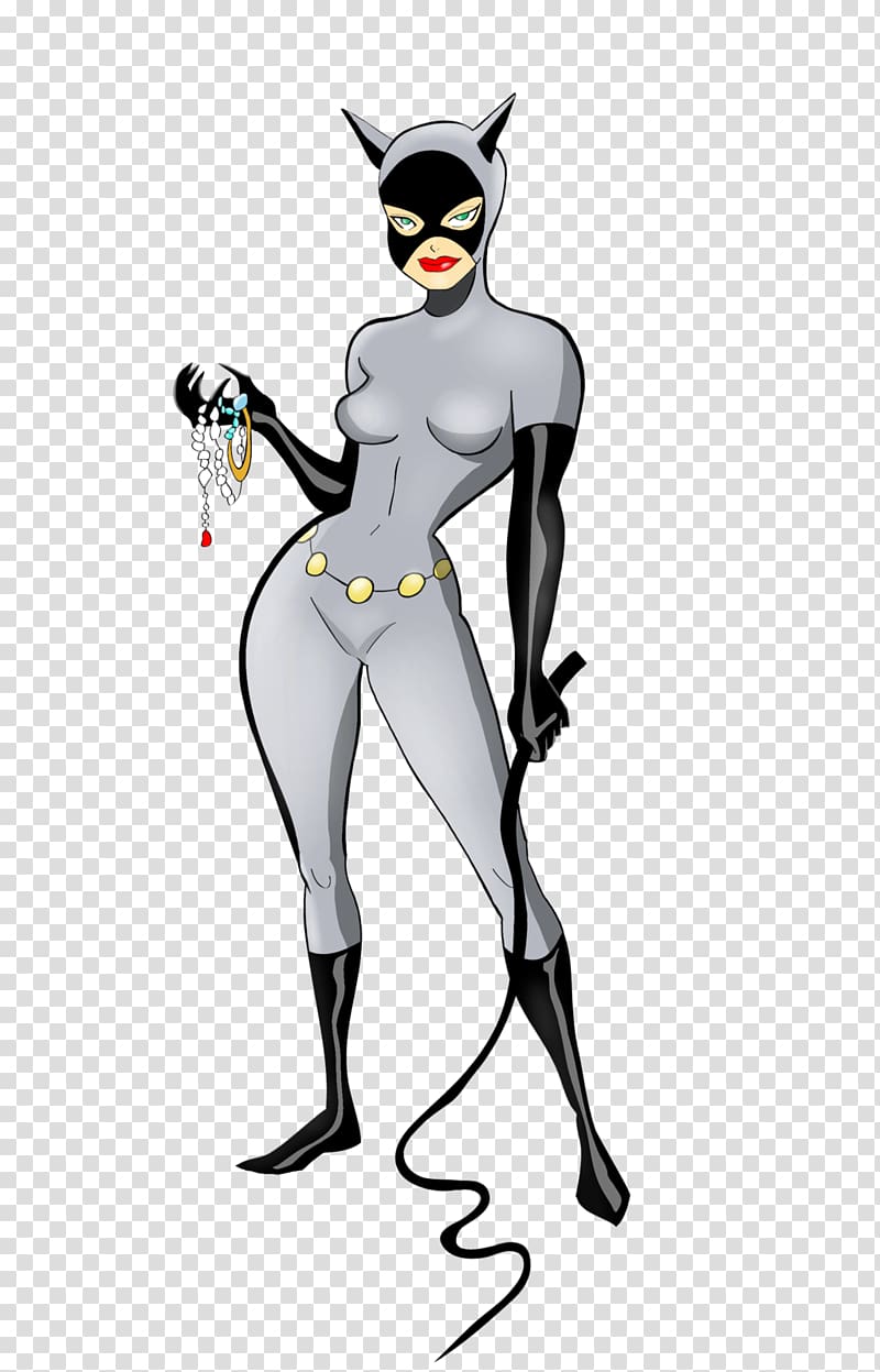 Catwoman holding jewelries illustration, Catwoman Batman Harley Quinn Joker DC animated universe, catwoman transparent background PNG clipart