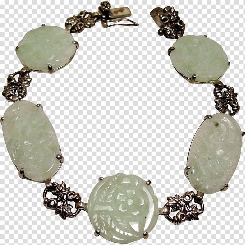 Jade Bracelet Bead Necklace Body Jewellery, necklace transparent background PNG clipart