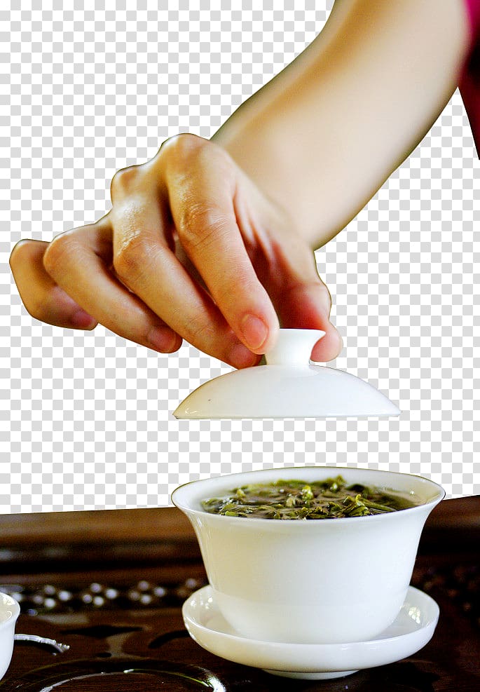 Green tea Oolong Tieguanyin , Tea cups transparent background PNG clipart