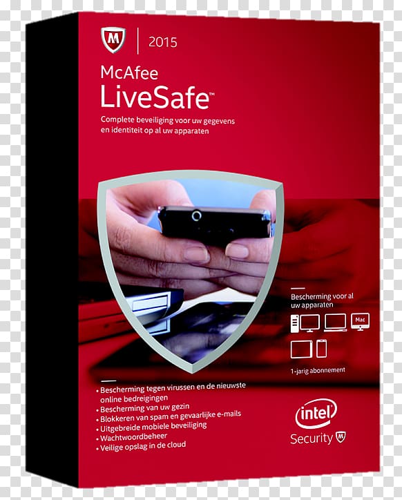 McAfee VirusScan Antivirus software Computer Software Computer security software, mcafee secure transparent background PNG clipart