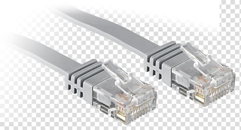 Category 6 cable Network Cables LINDY Lindy CAT 6 Patch cable RJ-45 RJ-45 Twisted pair Electrical cable, cable plug transparent background PNG clipart