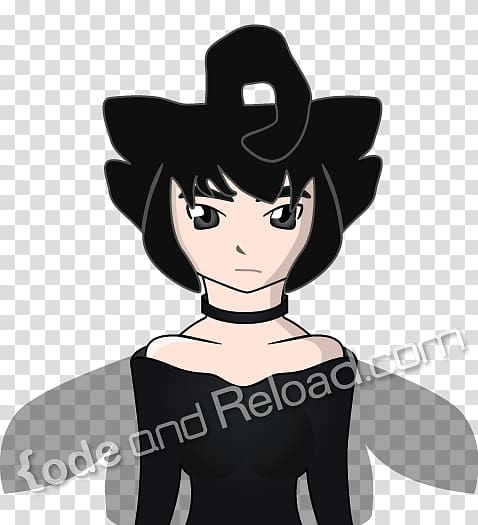 Hat Black hair Character , Black Swan transparent background PNG clipart