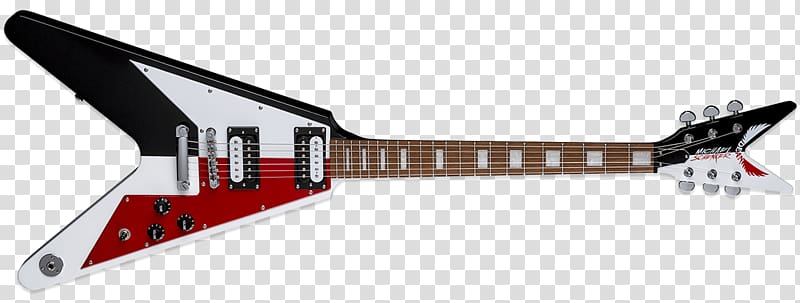 Dean Michael Schenker Electric Guitar Dean Guitars Resurrection, electric guitar transparent background PNG clipart