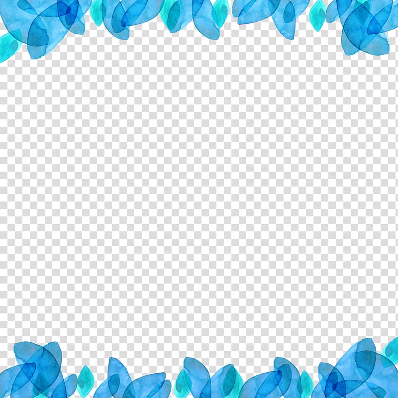 Environmental protection Cartoon Illustration, blue border transparent background PNG clipart