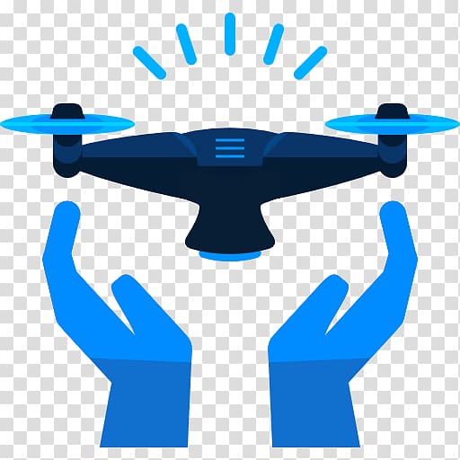Aircraft Unmanned aerial vehicle Computer Icons Quadcopter, drone transparent background PNG clipart