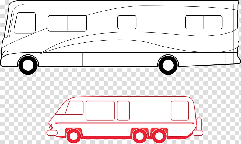 GMC motorhome Caravan Campervans, car transparent background PNG clipart