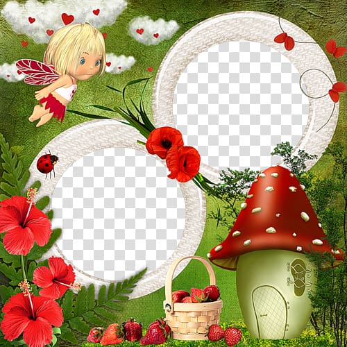 Frames Drawing Window , Beautiful mushroom frame material transparent background PNG clipart