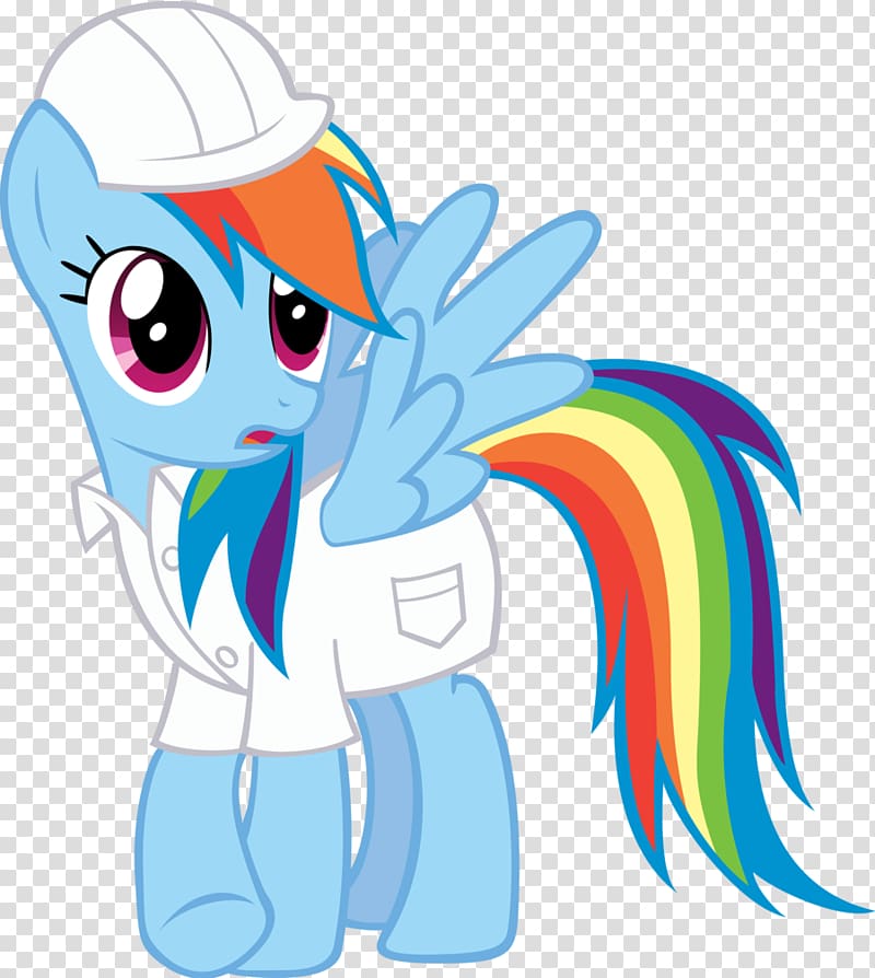 Rainbow Dash My Little Pony: Friendship Is Magic fandom , lab coat transparent background PNG clipart