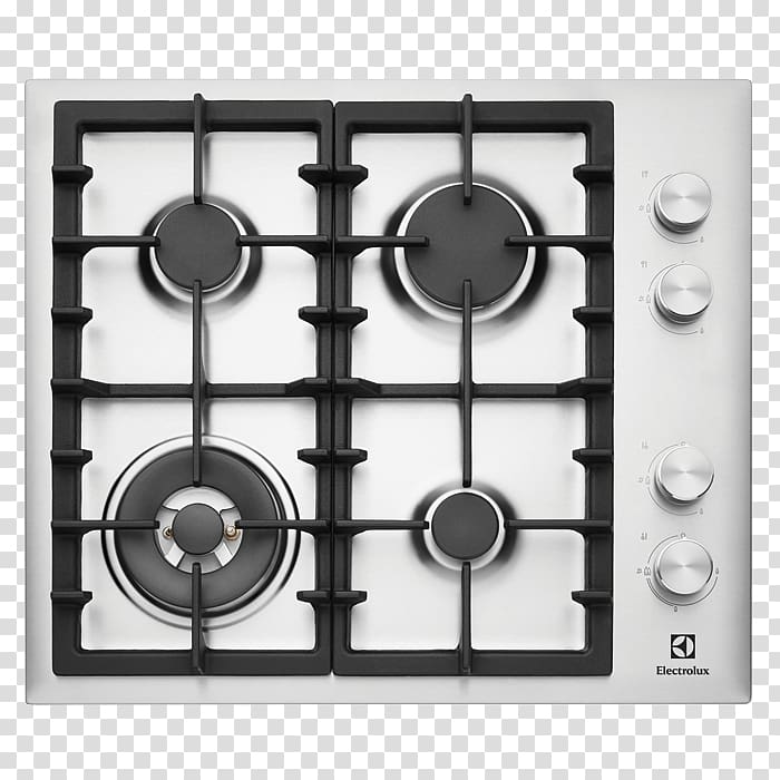 Cooking Ranges Electrolux Hob Gas burner Gas stove, refrigerator transparent background PNG clipart