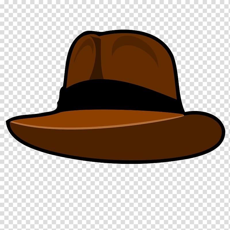 brown and black hat hat, Hat Fedora , Cartoon Cowboy Hats transparent background PNG clipart