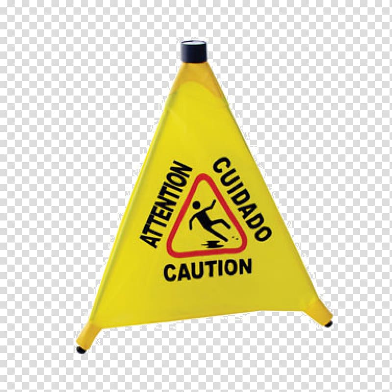 Wet floor sign Safety Traffic cone Plastic, others transparent background PNG clipart