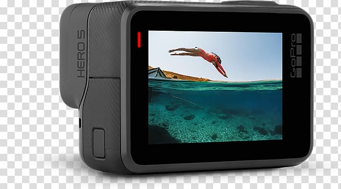 GoPro HERO5 Black Action camera 4K resolution, GoPro transparent background PNG clipart