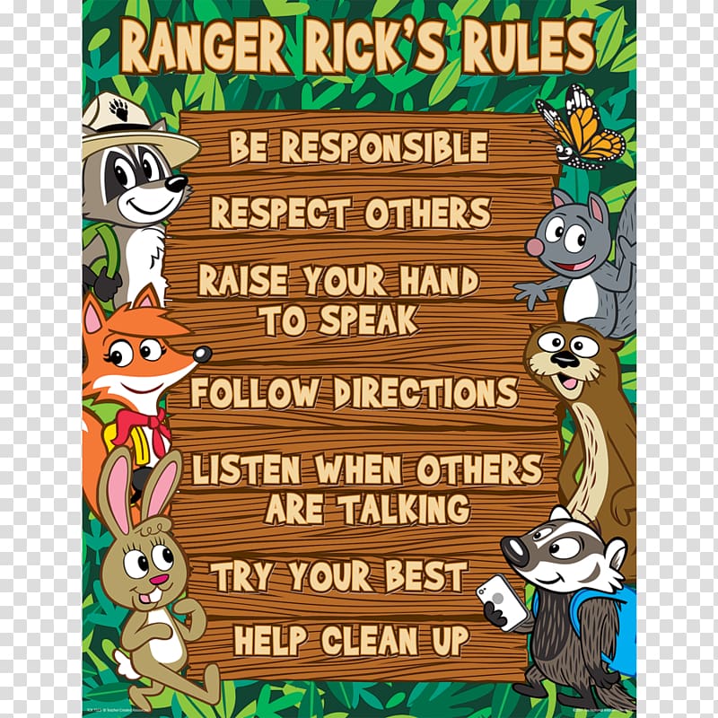 Ranger Rick Chart Education Classroom Learning, classroom cleaners transparent background PNG clipart