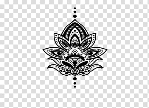 Lotus Tattoo Small transparent background PNG clipart