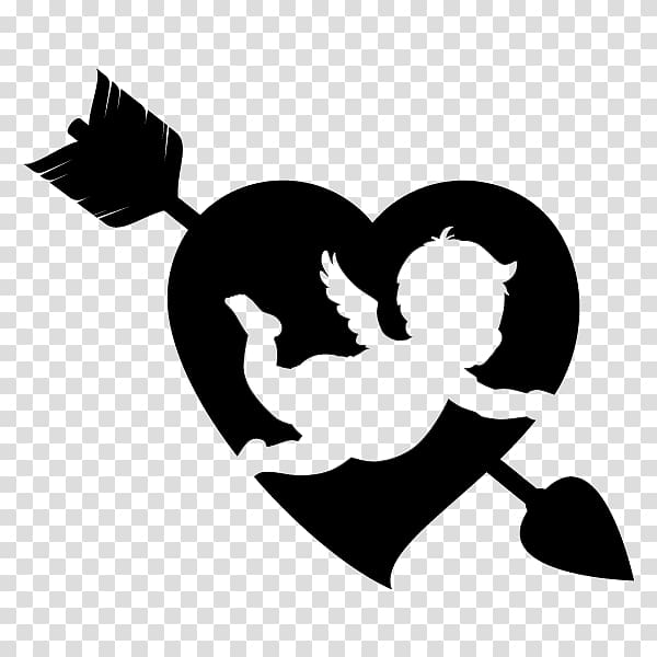 Stencil Pryanik Dating agency YouTube Love, cupid transparent background PNG clipart