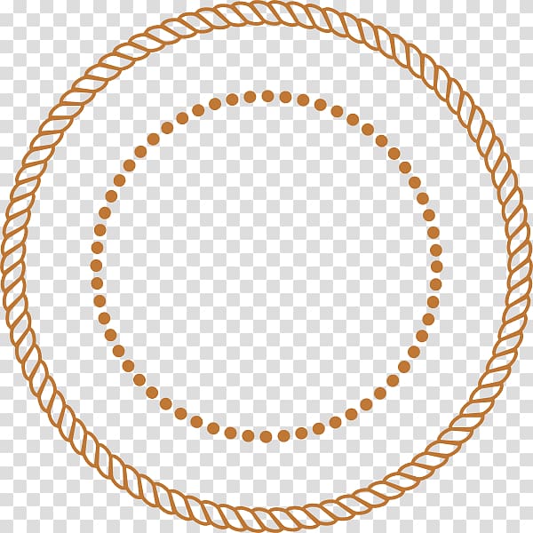 round orange rope frame, Rope Circle , Transparaent Lasso transparent background PNG clipart