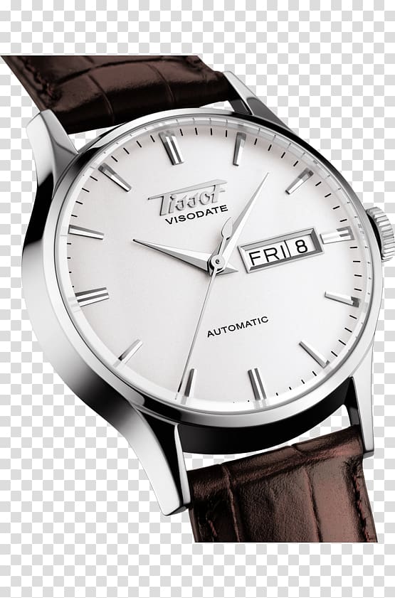Tissot Men\'s Heritage Visodate Automatic watch Jewellery, watch transparent background PNG clipart