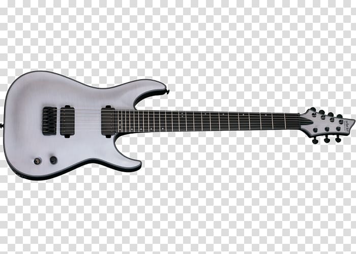 Schecter Guitar Research Schecter Keith Merrow KM-7 Electric Guitar Seven-string guitar, electric guitar transparent background PNG clipart