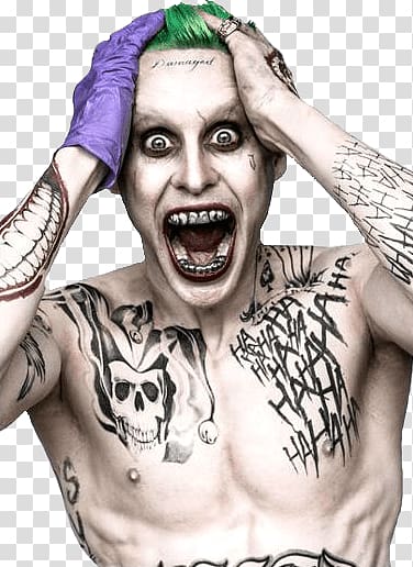 The Joker illustration, Suicide Squad Jared Leto transparent background PNG clipart