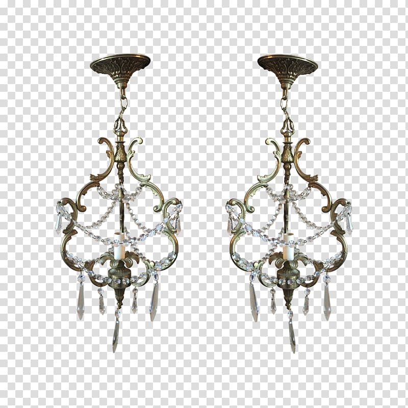 Earring Body Jewellery, european crystal chandeliers transparent background PNG clipart