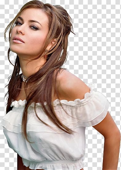 Carmen Electra Hairstyle Human hair color Model, model transparent background PNG clipart