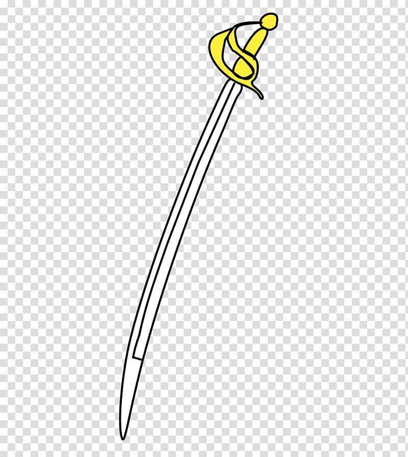 Heraldry Rendering, sabre transparent background PNG clipart