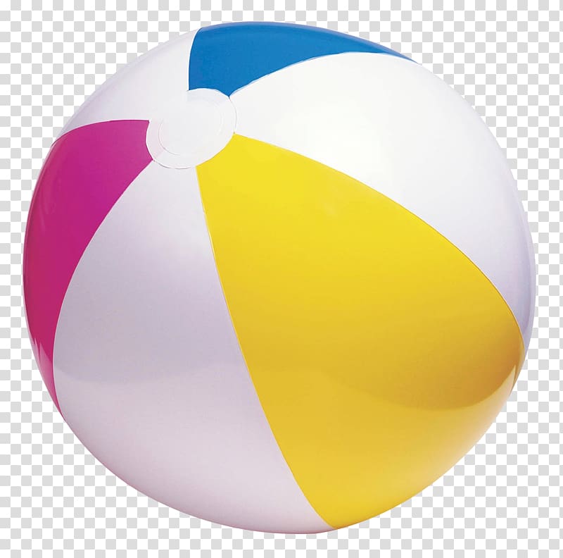 white, yellow, blue, and purple beach ball, Beach ball, Beach Ball transparent background PNG clipart