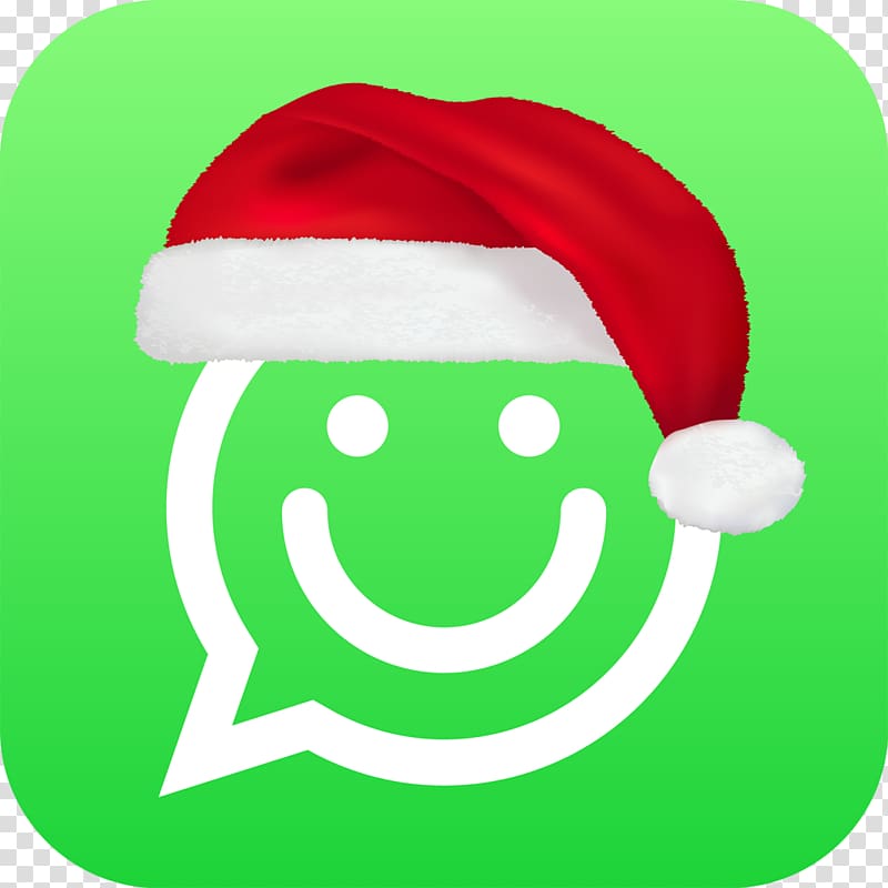 WhatsApp Christmas Santa Claus Sticker Emoji, snapchat transparent