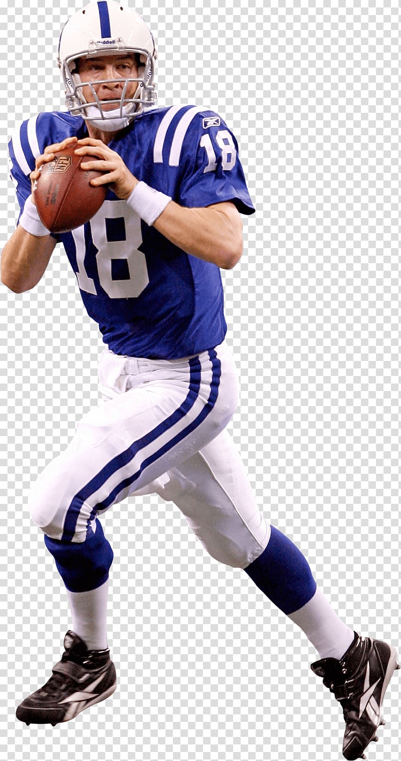 New York Giants Indianapolis Colts Football helmet Peyton Manning American football, American football player transparent background PNG clipart