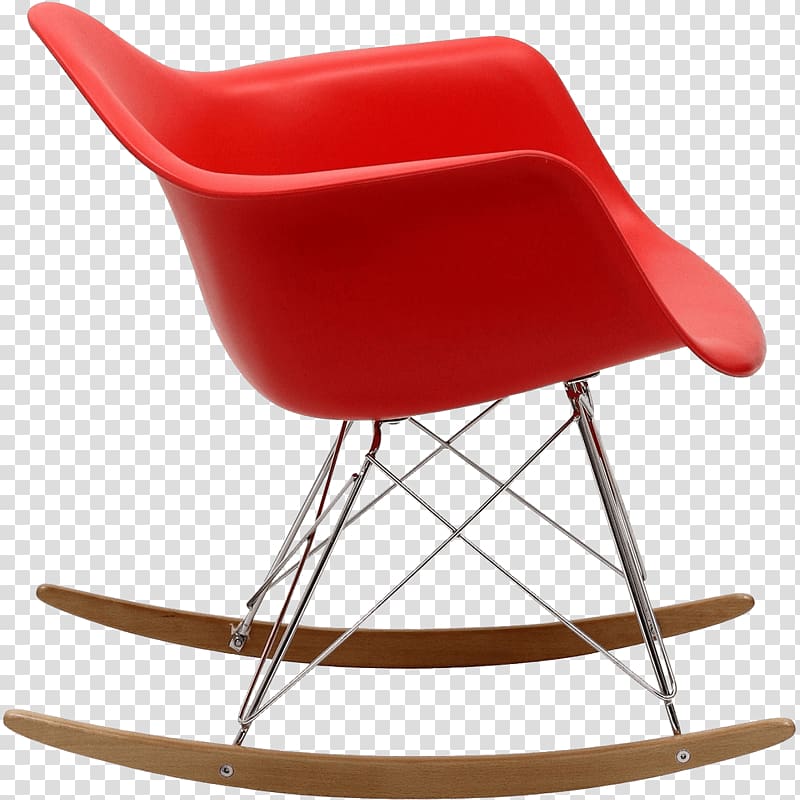 Eames Lounge Chair Charles and Ray Eames Mid-century modern Rocking Chairs, lounger transparent background PNG clipart