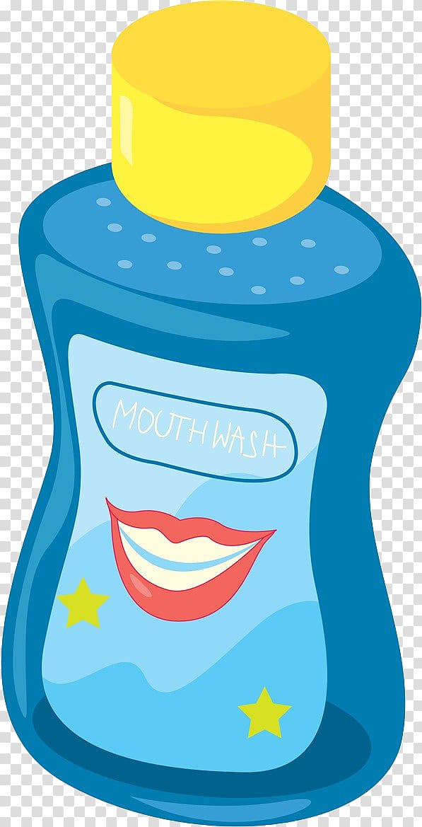 Mouthwash Toothbrush , Blue shower gel transparent background PNG clipart