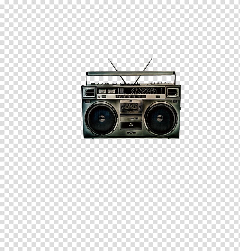 1980s Radio Boombox Microphone, radio transparent background PNG clipart