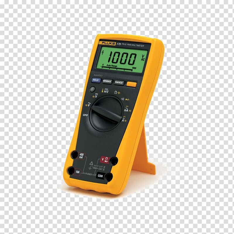 Fluke Corporation Digital Multimeter True RMS converter Current clamp, Digital Micromirror Device transparent background PNG clipart