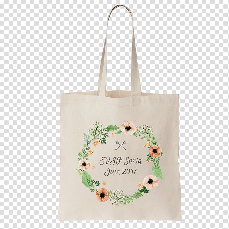 Tote bag Wedding invitation Floral design Flower, flower transparent background PNG clipart