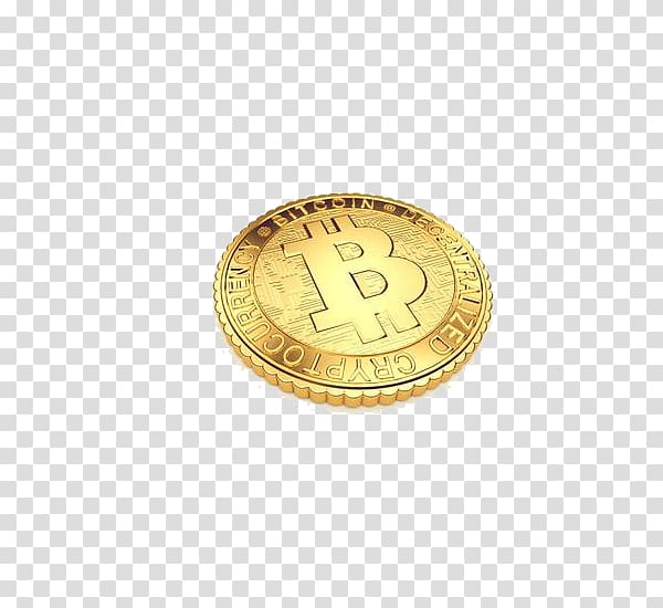 Bitcoin Gold Cryptocurrency exchange, Gold material transparent background PNG clipart