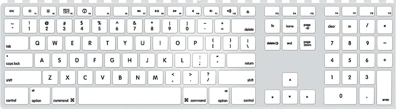Macintosh Computer keyboard MacBook Pro Mac Pro, Apple Keyboard transparent background PNG clipart