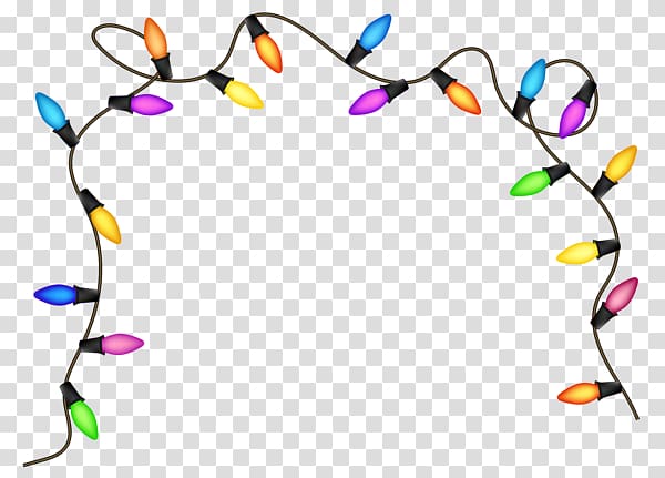 Christmas lights , light transparent background PNG clipart