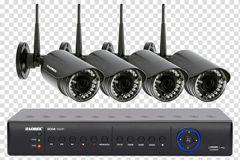 Wireless security camera Closed-circuit television Lorex Technology Inc, Camera transparent background PNG clipart