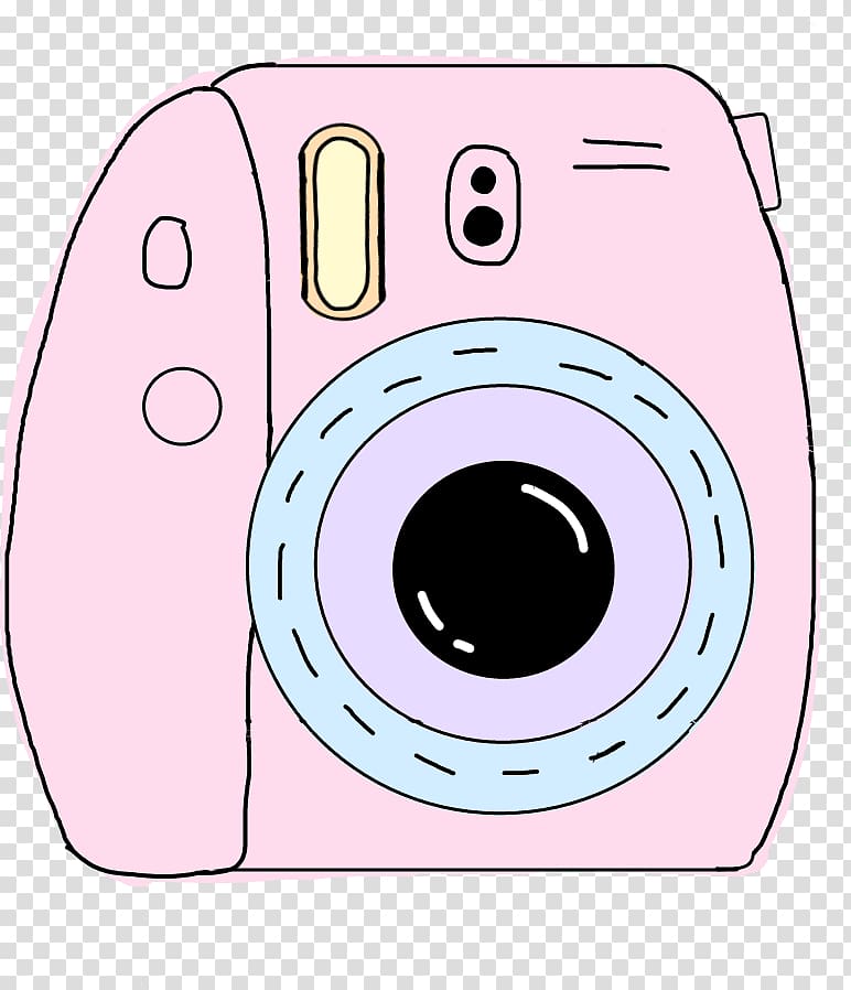 pink instant camera illustration, Digital Cameras Instant camera , Camera transparent background PNG clipart
