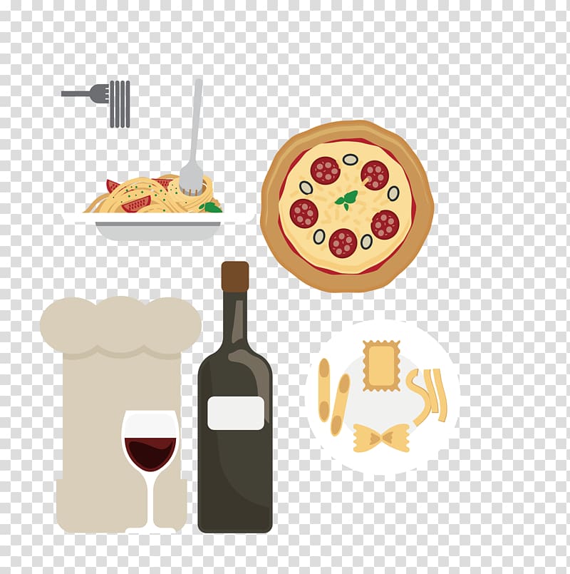 Red Wine Beer Port wine Pizza, Western Wine material transparent background PNG clipart