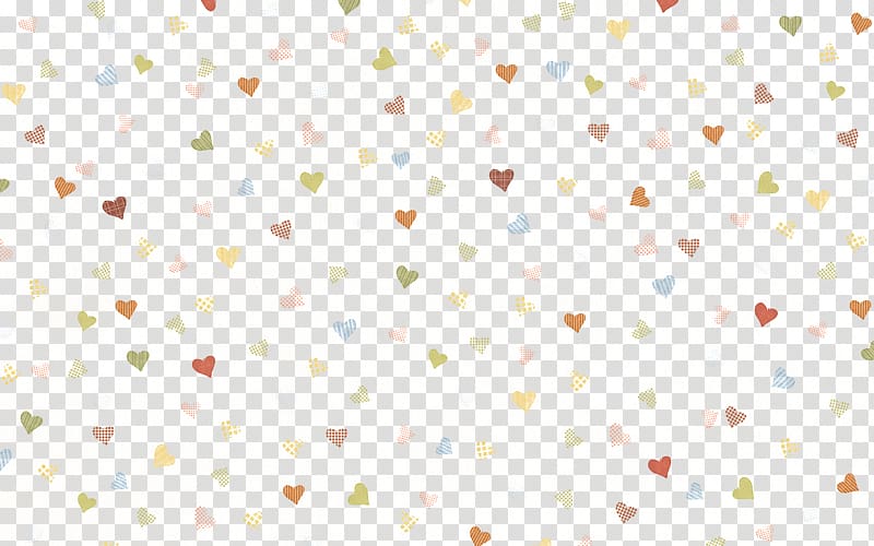 multicolored hearts , Textile Line Point Pattern, Heart-shaped shading transparent background PNG clipart