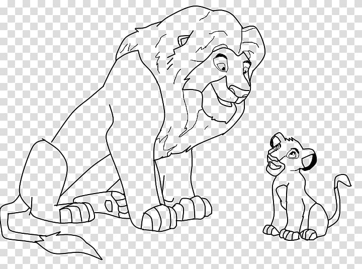 Simba Nala Lion Scar Shenzi, lion transparent background PNG clipart