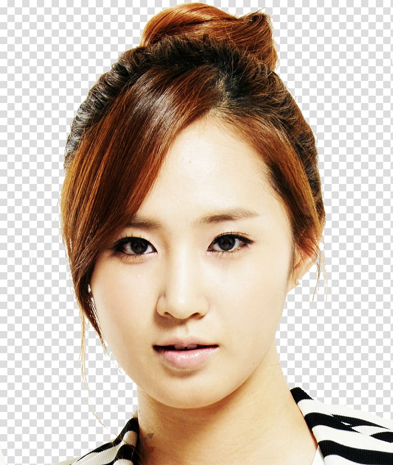 Kwon Yuri Long hair Hair coloring Layered hair Human hair color, girls generation transparent background PNG clipart