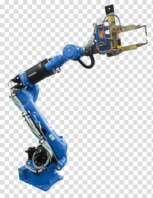 Robot welding Spot welding Motoman Industrial robot, robot transparent background PNG clipart