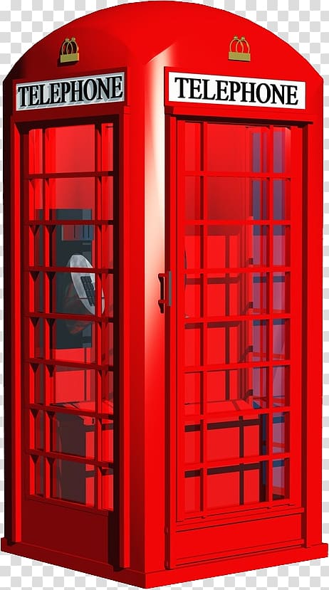 Telephone booth transparent background PNG clipart