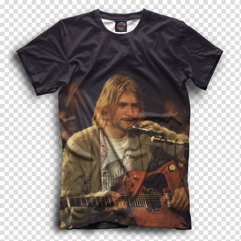 T-shirt Suicide of Kurt Cobain Grunge Hoodie Clothing, T-shirt transparent background PNG clipart