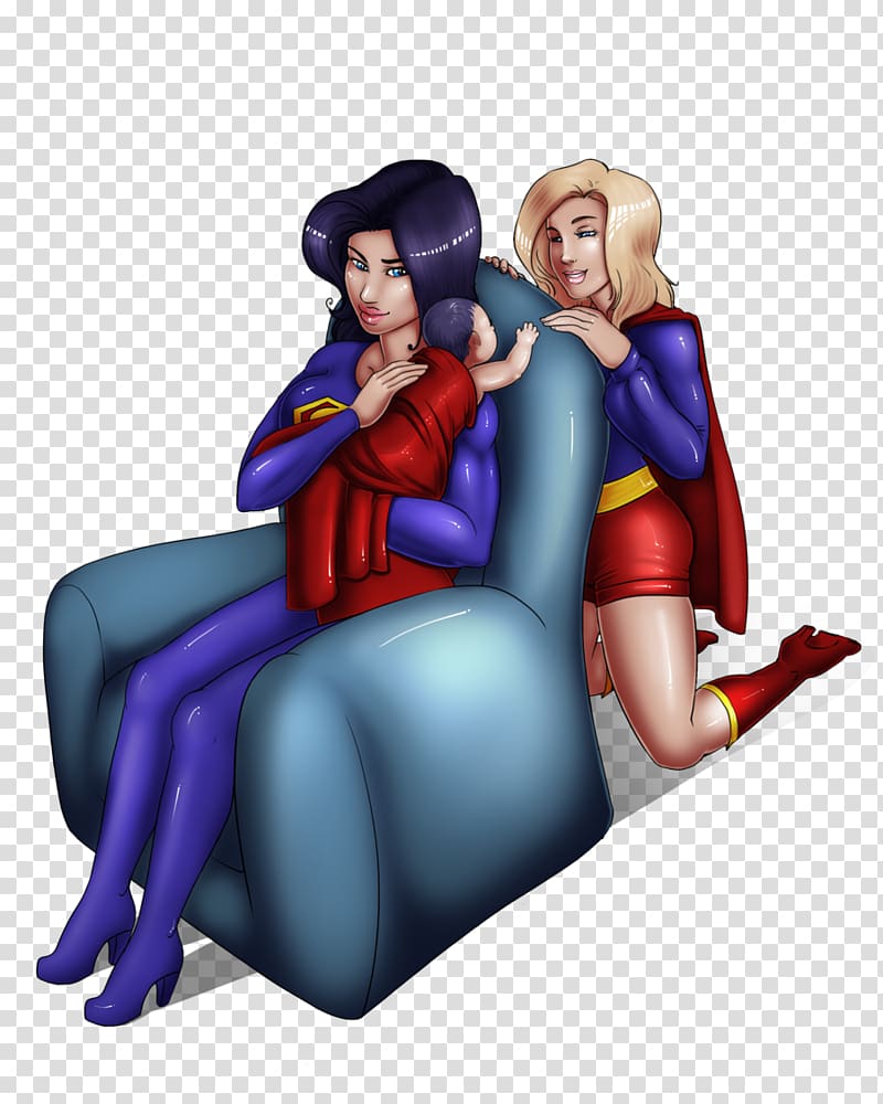 Woman Lex Luthor Superhero Breastfeeding Pregnancy, woman transparent background PNG clipart