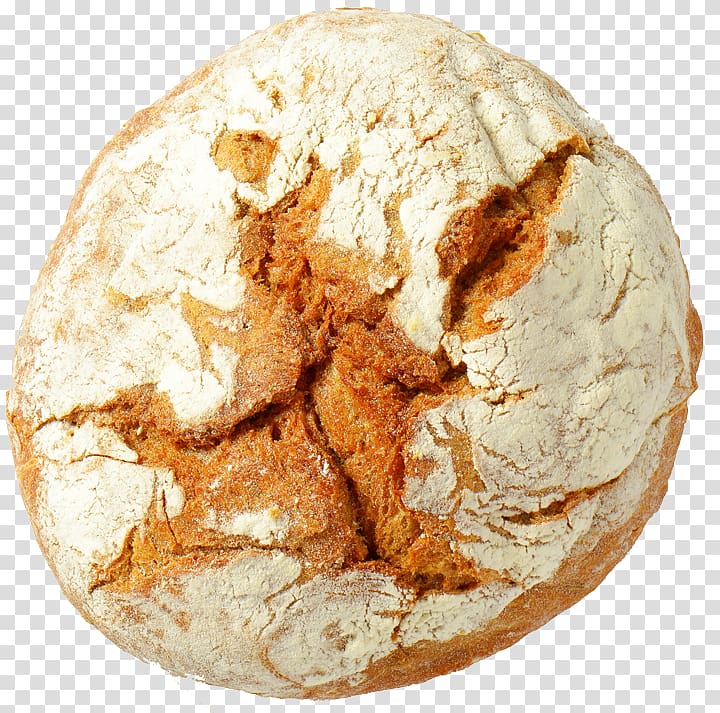 Rye bread Soda bread Damper Sourdough, bread transparent background PNG clipart