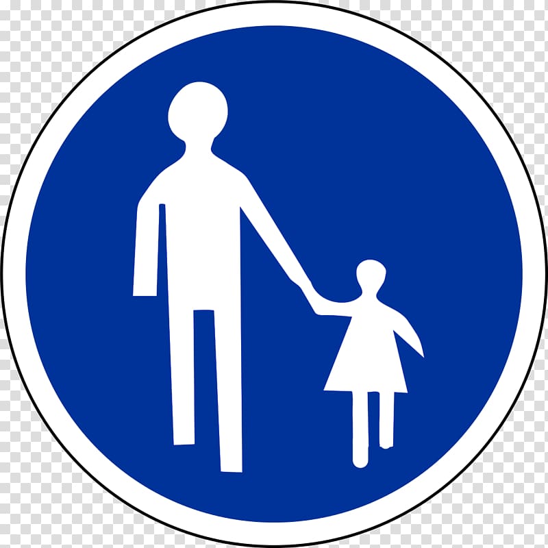 Panneau de signalisation d\'obligation de direction en France Panneau de signalisation routière de prescription en France Panneau de signalisation d\'un chemin pour piétons obligatoire en France Traffic sign Pedestrian, france transparent background PNG clipart